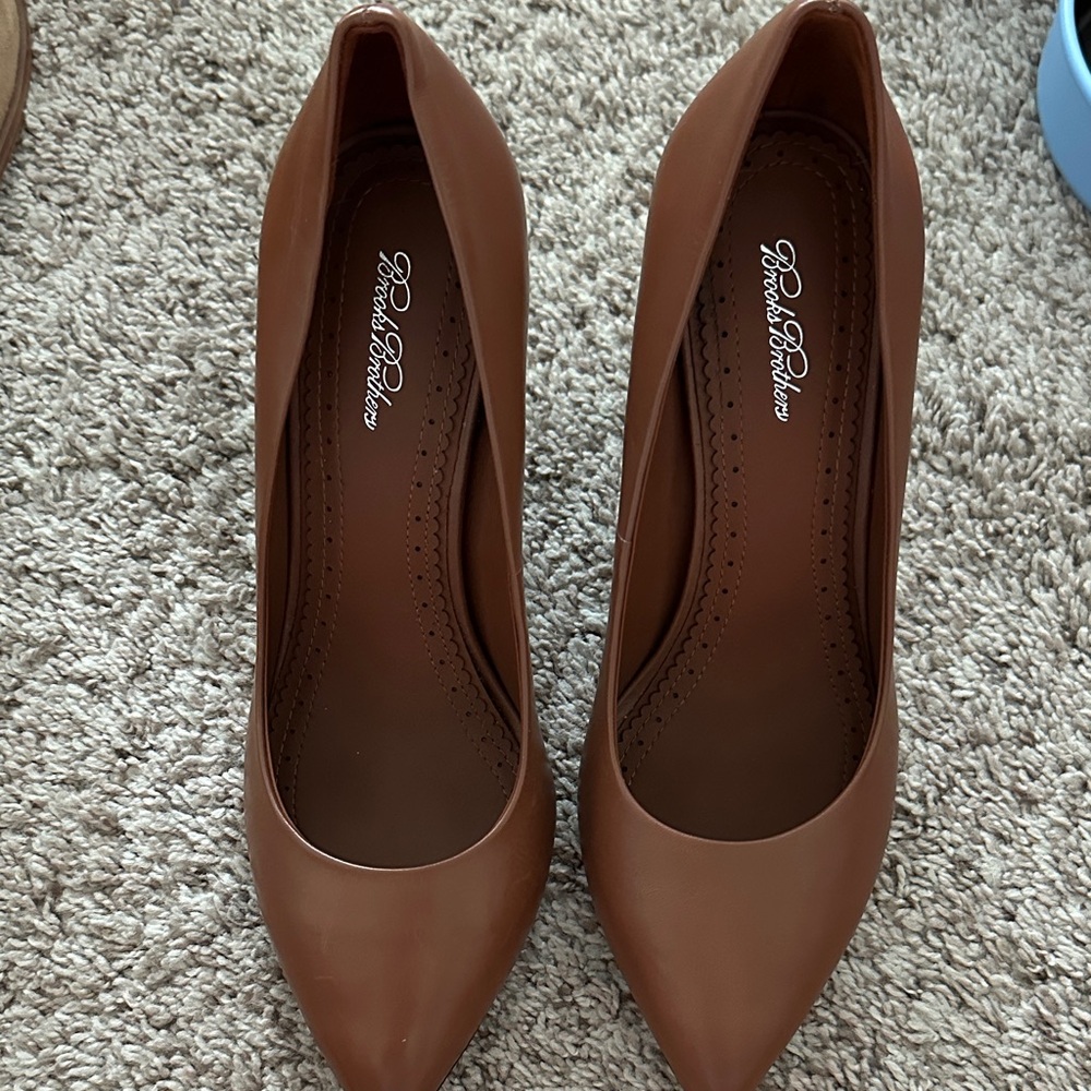 Brooks Brothers Brown Heels